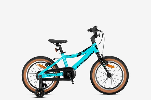 Kron XC 50 20 Jant V-Fren Alüminyum Kadro Denge Tekerlekli  Çocuk Bisikleti Turkuaz Siyah ürün görseli 1