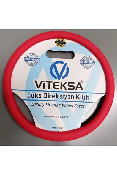 DİREKSİYON KILIFI LÜKS KOKUSUZ SİLİKON KIRMIZI ürün görseli 1