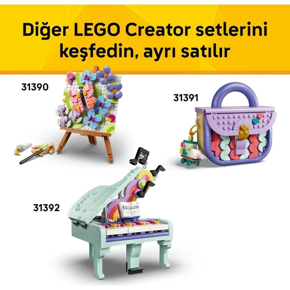 ® Creator 3’ü 1 Arada Çiçekli Dekoratif Parfüm Şişesi - Resim 10