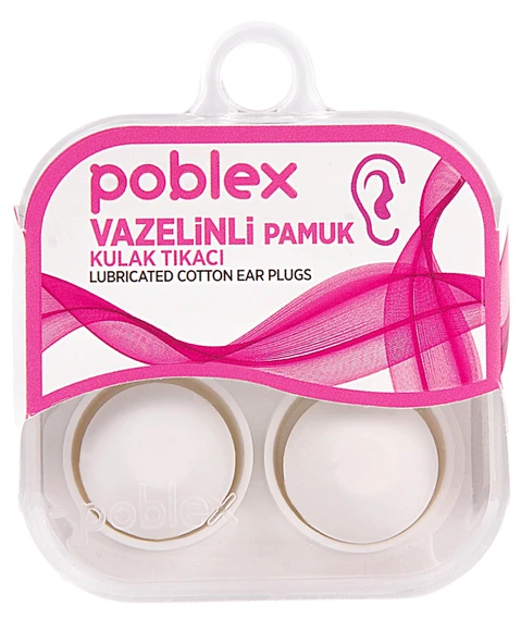 Poblex Vazelin Kulak Tıkacı 2li ürün görseli 1