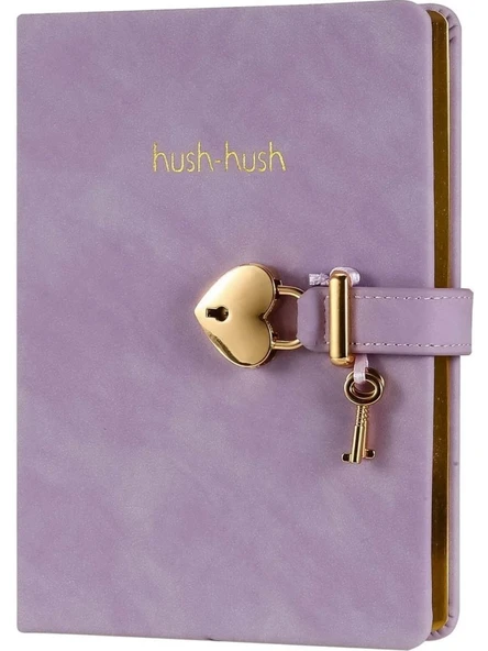 Hush Hush Kilitli Metalik Defter Kutulu 80 Gr 160 ürün görseli 1
