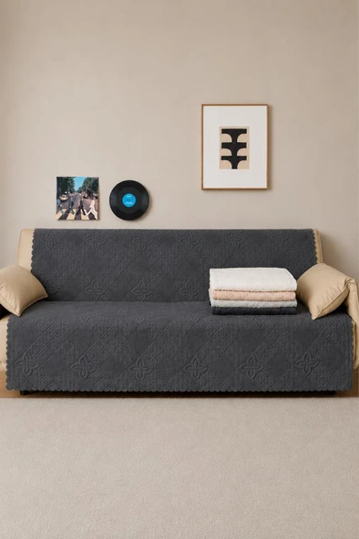 Focus Wellsoft Koltuk Örtüsü 170x210 Cm Antrasit ürün görseli 1