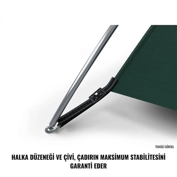 HUSKY Flame 2 Kişilik Çadır (Kırmızı) - Resim 6