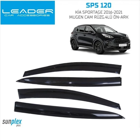 CAM RÜZGARLIĞI SUNPLEX MUGEN KİA SPORTAGE 2016-2021 4LÜ SPS120 ürün görseli 1