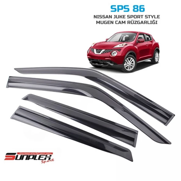 CAM RÜZGARLIĞI SUNPLEX MUGEN NİSSAN JUKE 4LÜ SPS86 ürün görseli 1