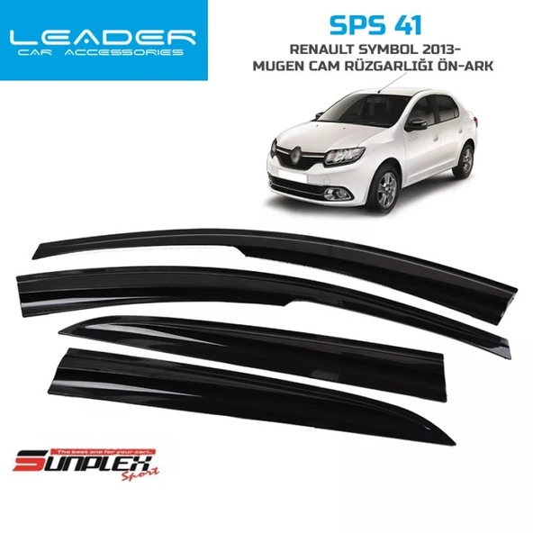 CAM RÜZGARLIĞI SUNPLEX MUGEN RENAULT SYMBOL 2013 SONRASI  4LÜ SPS41 ürün görseli 1