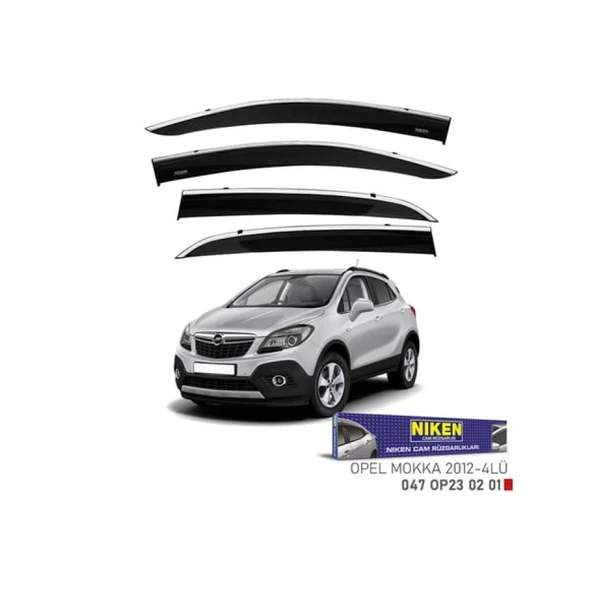 CAM RÜZGARLIĞI NİKEN KROMLU OPEL MOKKA 2012-2022 4LÜ ürün görseli 1