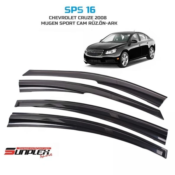CAM RÜZGARLIĞI SUNPLEX MUGEN CHEVROLET CRUZE 2008 SONRASI  4LÜ  SPS16 ürün görseli 1