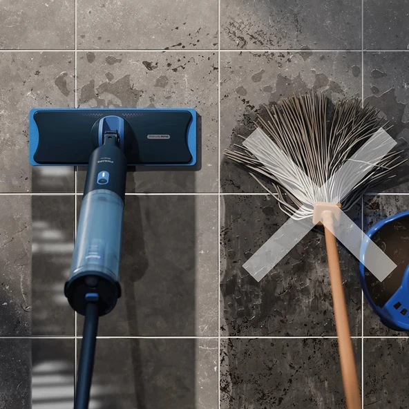 Philips OneUp 3000 Serisi XV3101/01 Elektrikli Mop - Resim 6