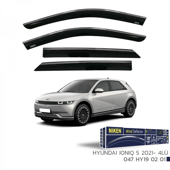CAM RÜZGARLIĞI NİKEN KROMLU HYUNDAI IONIQ 5 2021 SONRASI 4LÜ ürün görseli 1