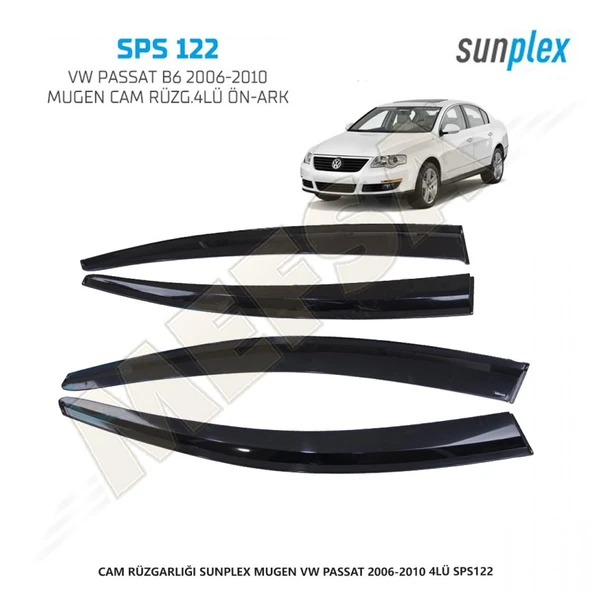 CAM RÜZGARLIĞI SUNPLEX VOLKSWAGEN PASSAT 2006-2010 4LÜ ürün görseli 1
