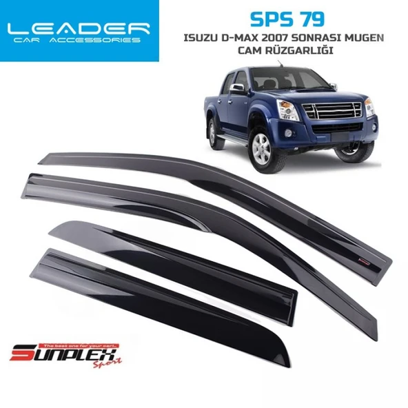 CAM RÜZGARLIĞI SUNPLEX ISUZU D-MAX 2007 SONRASI 4LÜ ürün görseli 1