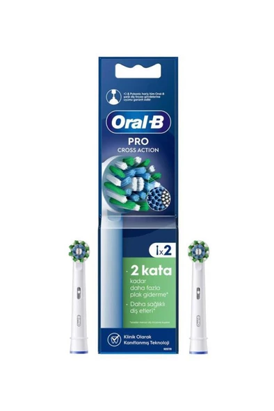 Oral-B Pro Cross Action Yedek 2li ürün görseli 1