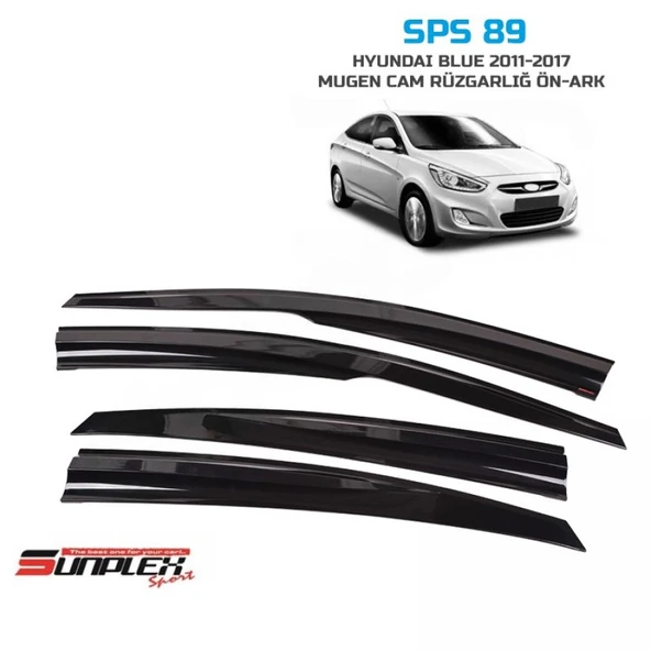 CAM RÜZGARLIĞI SUNPLEX HYUNDAI BLUE 2011-2017 ARASI 4LÜ ürün görseli 1