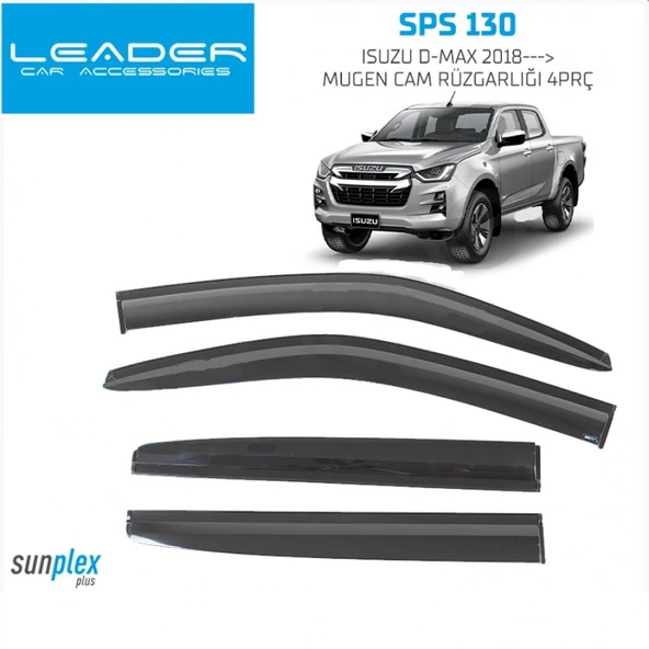 CAM RÜZGARLIĞI SUNPLEX ISUZU D-MAX 2018 SONRASI 4LÜ ürün görseli 1