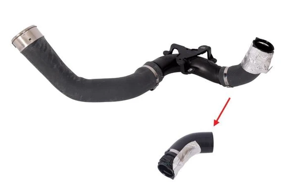 TURBO HORTUMU PLASTİK BORU HARİÇ OK İLE GÖSTERİLEN KÜÇÜK HORTUM DACIA DOKKER  1.2 TCe DACIA LODGY 1.2 TCe DACIA DUSTER 1.2 TCe RENAULT CAPTUR 1.2 ürün görseli 1