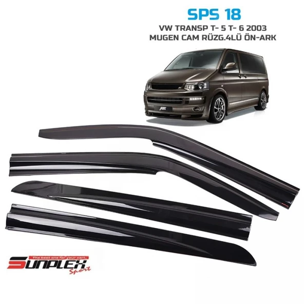 CAM RÜZGARLIĞI SUNPLEX VOLKSWAGEN TRANSPORTER T6 2003 SONRASI 4LÜ ürün görseli 1
