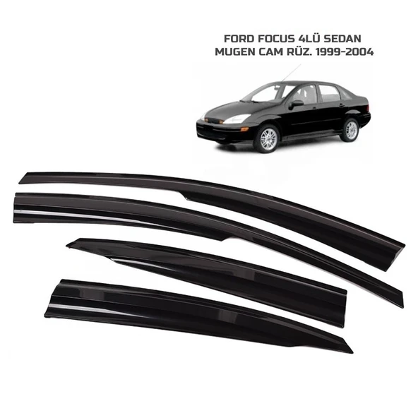 SUNPLEX CAM RÜZGARLIĞI FORD FOCUS 1 SEDAN 1999 - 2004 ARASI UYUMLU 4LÜ ürün görseli 1