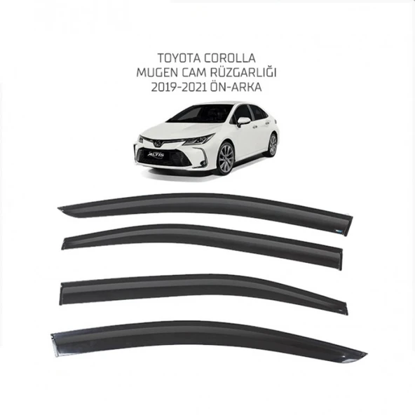 CAM RÜZGARLIĞI SUNPLEX TOYOTA COROLLA 2019 SONRASI  4LÜ ürün görseli 1