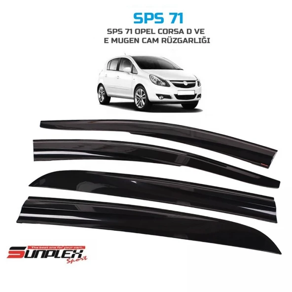 CAM RÜZGARLIĞI SUNPLEX OPEL CORSA D CORSA E 4LÜ ürün görseli 1