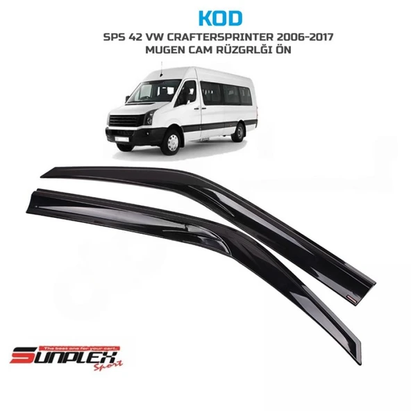 CAM RÜZGARLIĞI SUNPLEX VOLKSWAGEN CRAFTER SPRINTER 2006 SONRASI 2Lİ ürün görseli 1