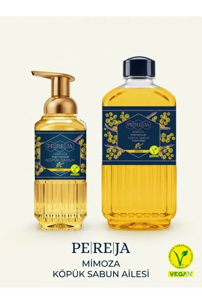 Pereja Mimoza Doğal Zeytinyağlı Köpük Sabun 1000 ml + 500 ml Avantajlı Paket ürün görseli 1