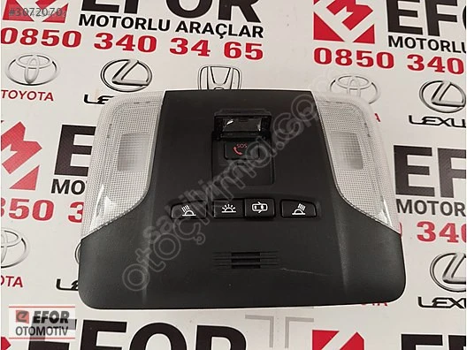 TOYOTA COROLLA İÇ AYDINLATMA SUNROOFLU SİYAH 2019-2022 81260-02B30-A0-ORJ ürün görseli 1