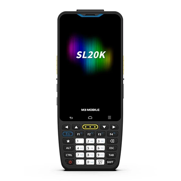 M3 MOBILE SL20K X/W 2D KAREKOD ANDR.13 4GB/64GB 13MP WIFI+BLUET. 4" TUŞLU EKRAN EL TERMİNALİ (KILIF+E.KORUYUCU) ürün görseli 1