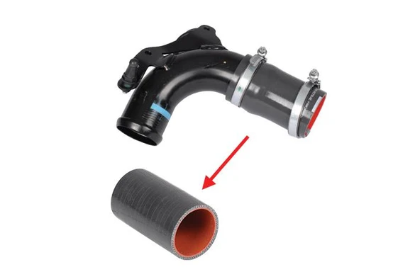TURBO HORTUMU METAL BORU HARİÇ 47.5mm x 54.5mm = 94.5mm 3 KAT POLYESTER KULLANILMIŞTIR  B-MAX FIESTA FOCUS MONDEO  TRANSIT CONNECT 1.6 1.5 31325986 17 ürün görseli 1