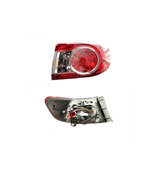 TOYOTA COROLLA SOL DIŞ STOP MAKYAJLI 2010-2012 81561-12A30-ITH ürün görseli 1