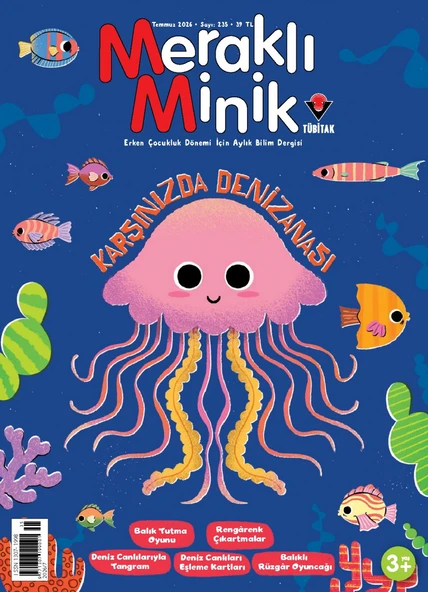 Meraklı Minik Dergi Temmuz 2026 (3-6 yaş) ürün görseli 1