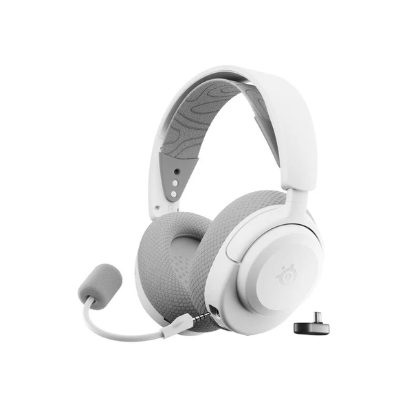 Steelseries Arctis Nova 3PC, PS, Mobil Uyumlu Kablosuz Wireless Gaming Kulaklık - Beyaz ürün görseli 1
