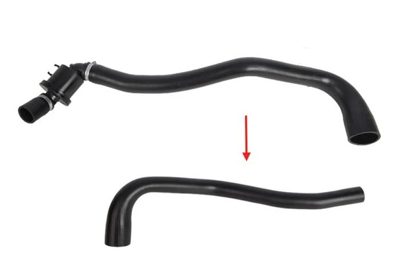 TURBO HORTUMU PLASTİK BORU HARİÇ OK İLE GÖSTERİLEN BÜYÜK HORTUM FORD TRANSİT V 184  2.0 TDCI  - 125 HP ürün görseli 1