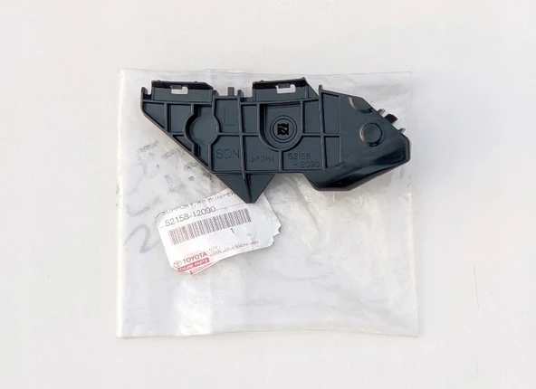 TOYOTA COROLLA SOL ARKA TAMPON KENAR BRAKETİ 2007-2009 52158-12090-ORJ ürün görseli 1