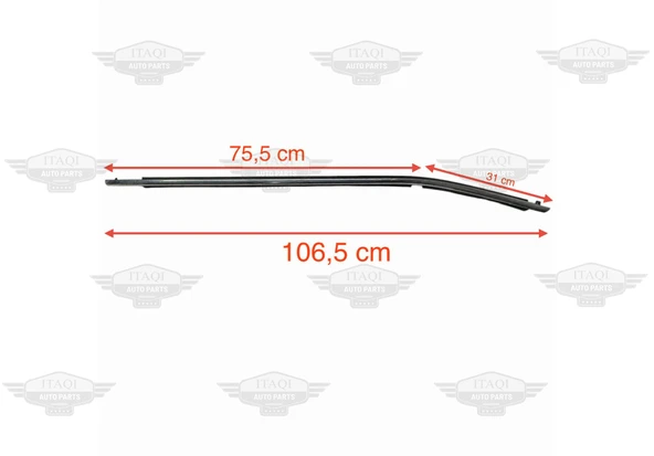 TOYOTA COROLLA SAĞ ARKA KAPI DIŞ SIYIRICI KROM 2013-2018 75730-12360-ITQ ürün görseli 1