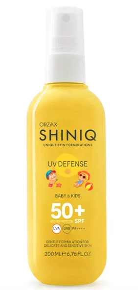 Shiniq Bebek ve Çocuklar için Güneş Koruyucu Vücut Spreyi SPF 50+ 200 ML ürün görseli 1