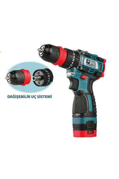 Catpower 1360 Kömürsüz Akülü Vidalama 16v Li-ion 2.0 Ah ürün görseli 1