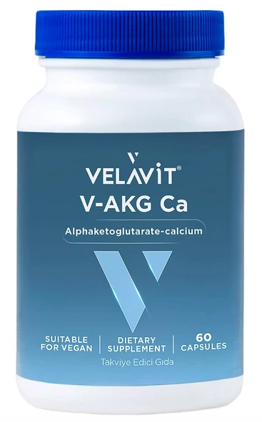 Velavit V Akg Ca Takviye Edici Gıda 60 Kapsül ürün görseli 1