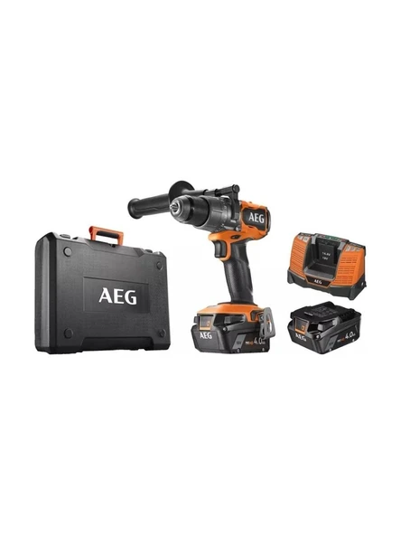 AEG BSB 18C3BL-402C 18 V Çift Akülü 4 Ah Darbeli Matkap ürün görseli 1