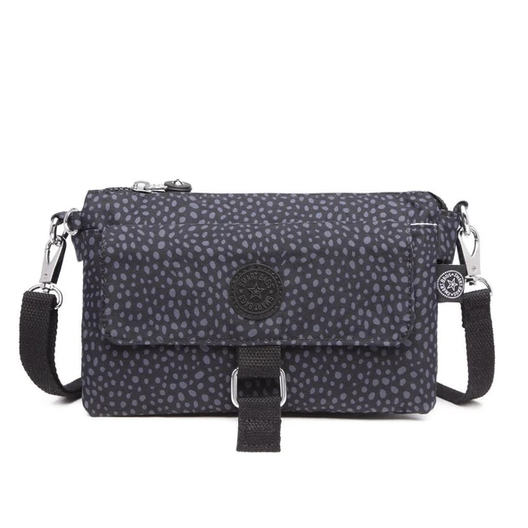 Askılı Kadın Çantası Krinkıl Kumaş Smart Bags 1147-91 Puantiye ürün görseli 1