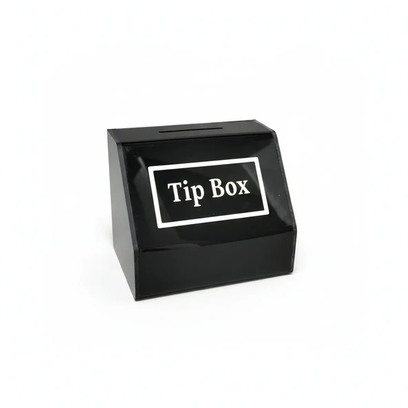 Tipbox - Bahşiş Kutusu Siyah - 15x10xh12cm ürün görseli 1