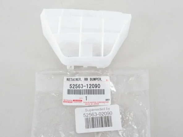 TOYOTA COROLLA SOL ARKA STOP BRAKETİ 2010-2012 52563-12090-ORJ ürün görseli 1