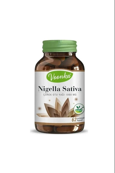 Voonka Nigella Sativa Çörek Otu Yağı 1000 Mg 60 Kapsül ürün görseli 1