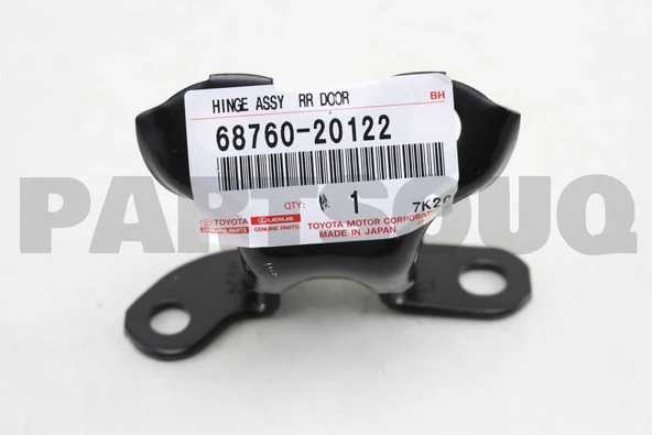 TOYOTA COROLLA SOL ARKA KAPI ÜST MENTEŞE 2019-2025 68760-20122-ORJ ürün görseli 1