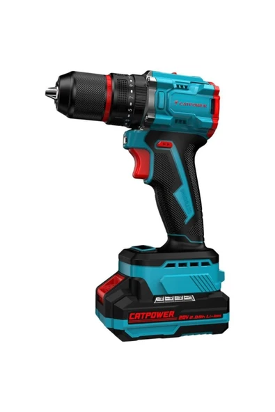 CATPOWER E1011 KÖMÜRSÜZ DARBELİ AKÜLÜ VİDALAMA SET 13MM 20V 2.0AH ürün görseli 1