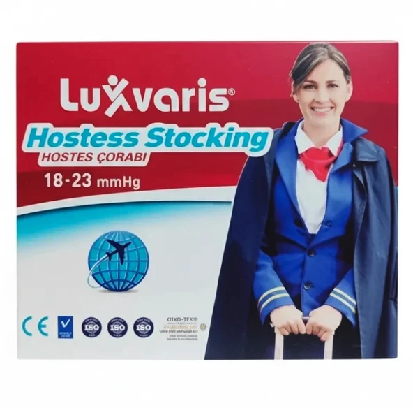Luxvaris 843 Hostes Çorabı Dizaltı Burnu Kapalı Siyah No 2 ürün görseli 1
