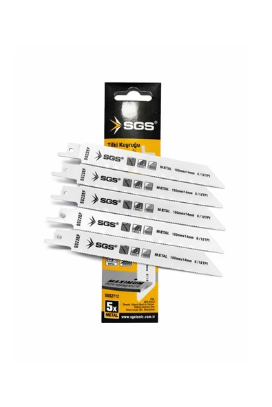 SGS2712 Tilki Kuyruğu Metal 150mm S922EF 5Li ürün görseli 1