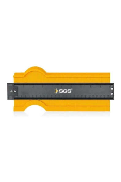 SGS MAGIX Şablon Cetveli 25x10 cm Karmaşık Şekil ve Profil Kopyalama Aleti ürün görseli 1