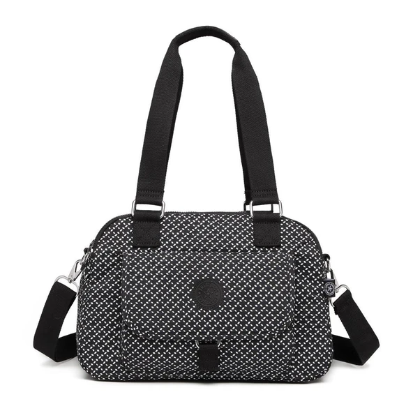 Krinkıl Kumaş Kadın Çantası Smart Bags 1122-127 Desenli ürün görseli 1