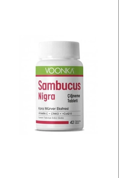 Voonka Voonka Sambucus Nigra 40 Çiğneme Tableti ürün görseli 1